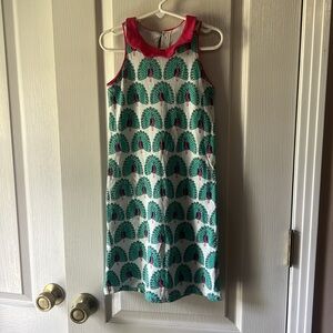 Girls Peacock Floral Dress